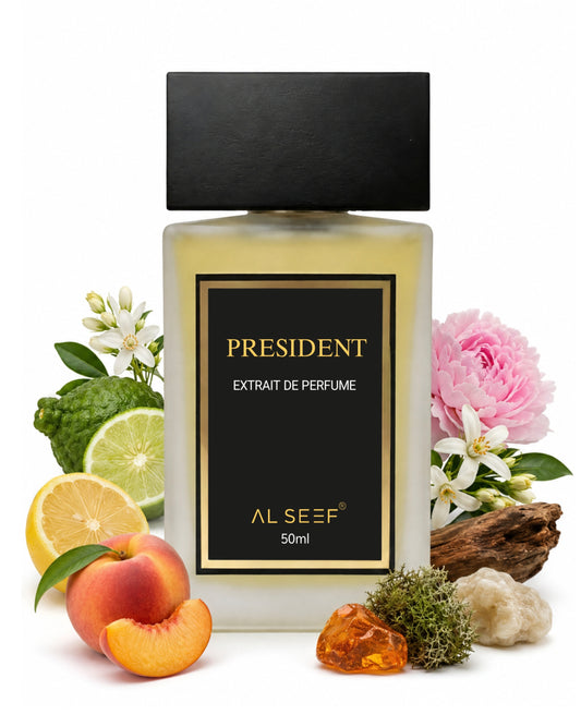 PRESIDENT Premium Unisex Perfume Spray (50ml) | Extrait De Parfum | Luxury Fragrance For Him and Her