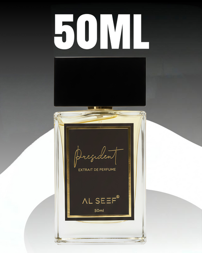 PRESIDENT Premium Unisex Perfume Spray (50ml) | Extrait De Parfum | Luxury Fragrance For Him and Her