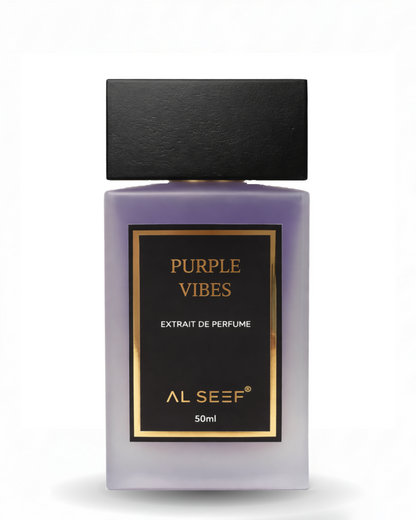 PURPLE VIBES Premium Unisex Perfume Spray (50ml) | Extrait De Parfum | Luxury Fragrance For Him and Her