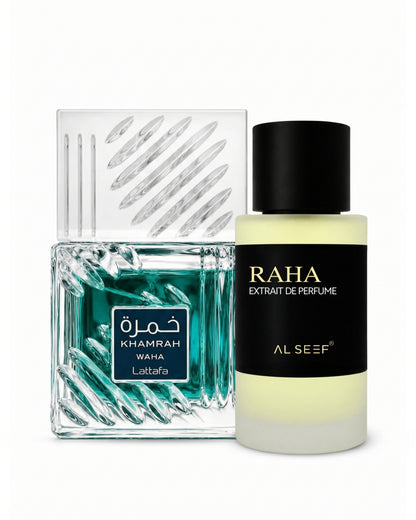 RAHA Premium Unisex Perfume Spray (30ml & 100ml) | Extrait De Parfum | Luxury Fragrance For Him and Her
