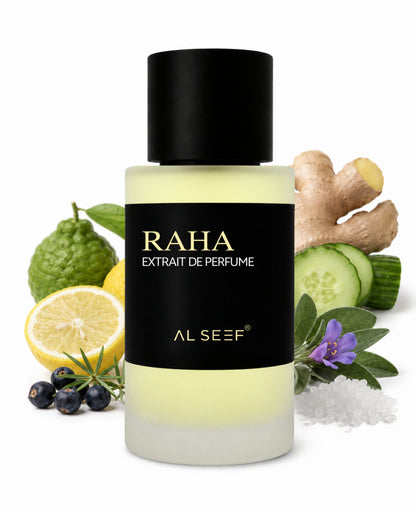 RAHA Premium Unisex Perfume Spray (30ml & 100ml) | Extrait De Parfum | Luxury Fragrance For Him and Her