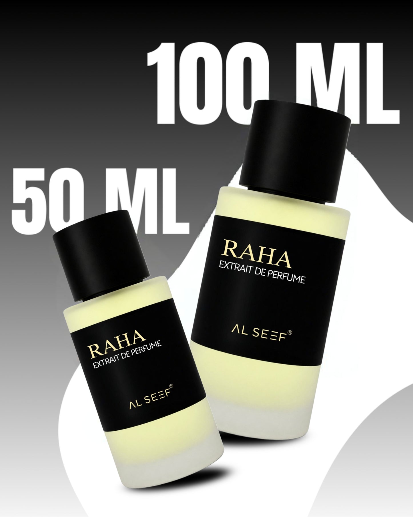 RAHA Premium Unisex Perfume Spray (30ml & 100ml) | Extrait De Parfum | Luxury Fragrance For Him and Her