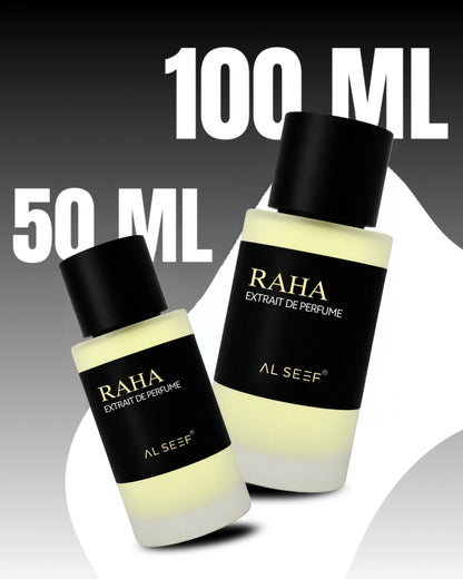 RAHA Premium Unisex Perfume Spray (30ml & 100ml) | Extrait De Parfum | Luxury Fragrance For Him and Her