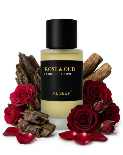 OUD & ROSE  Inspired by Ahmed Maghribi (30ml & 100ml) | Extrait De Parfum | Luxury Fragrance For Him