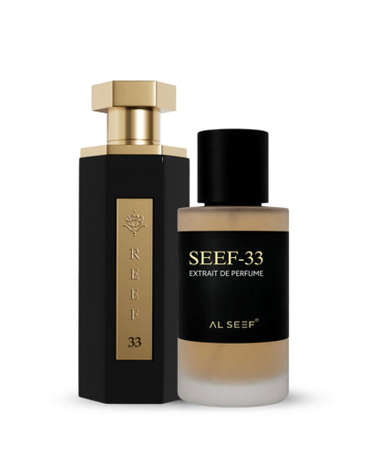 SEEF 33 Premium Perfume Spray (30ml, 100ml) | Extrait De Parfum | Luxury Fragrance For Him