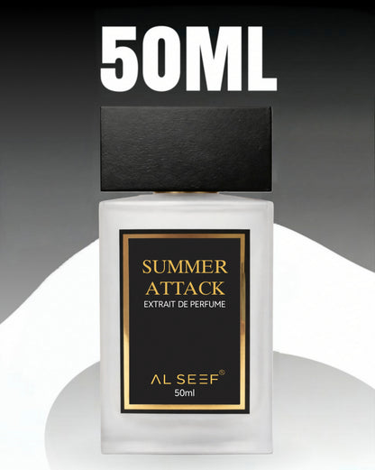 Summer Attack Premium Unisex Perfume Spray (50ml) | Extrait De Parfum | Luxury Fragrance For Him and Her