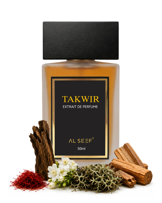 TAKWIR Premium Unisex Perfume Spray (50ml) | Extrait De Parfum | Luxury Fragrance For Him and Her