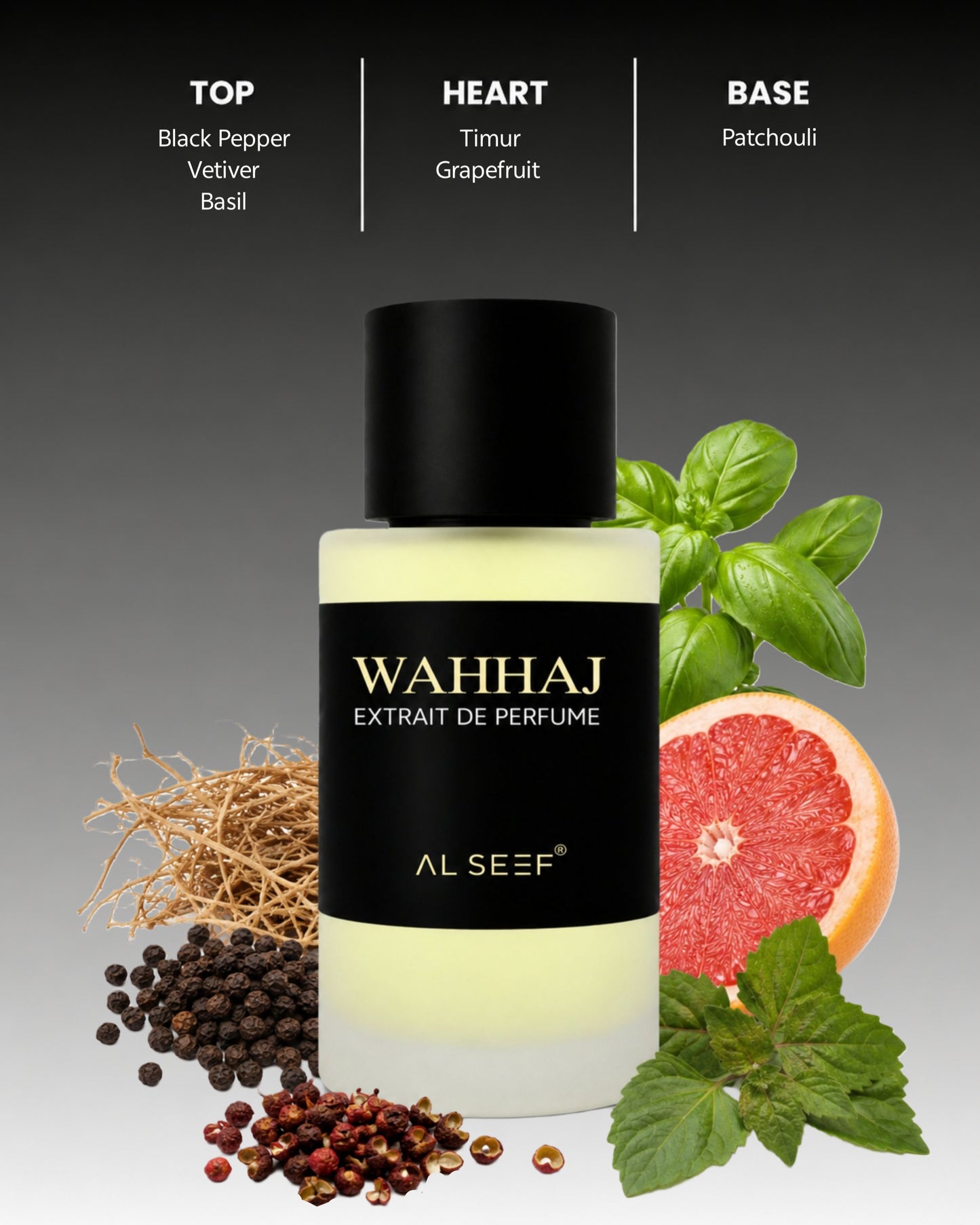 WAHHAJ Premium Unisex Perfume Spray (30ml & 100ml) | Extrait De Parfum | Luxury Fragrance For Him