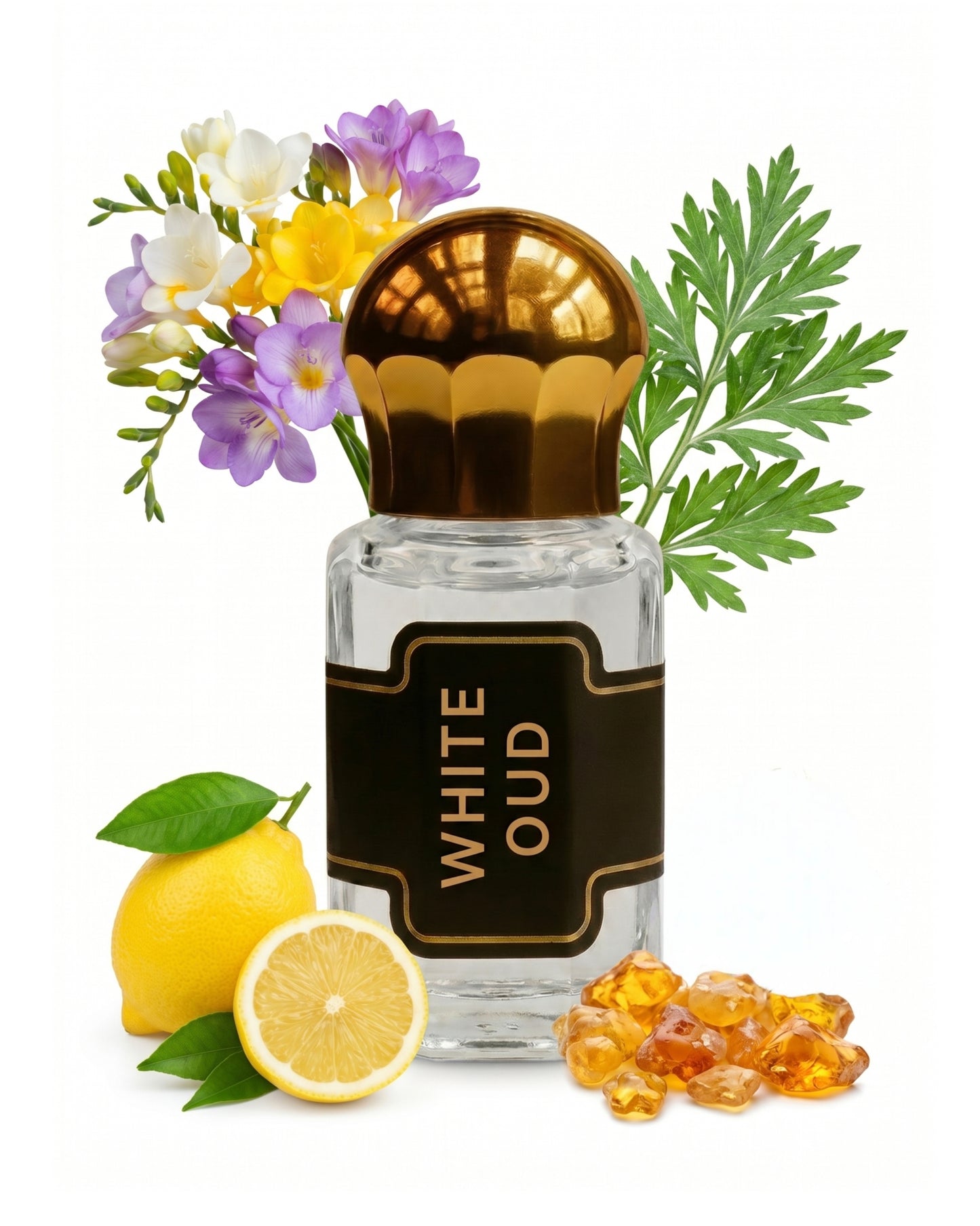 WHITE OUD Premium Unisex Attar Roll-On | 100% Concentrated Non-Alcoholic Perfume Oil | Luxury Fragrance For Him and Her by Al Seef Perfumes