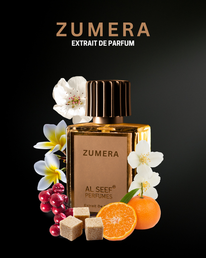 Zumera Premium Women Perfume Spray (50ml) | Extrait De Parfum (40%) Concentration | Luxury Fragrance For Her by Al Seef Perfumes
